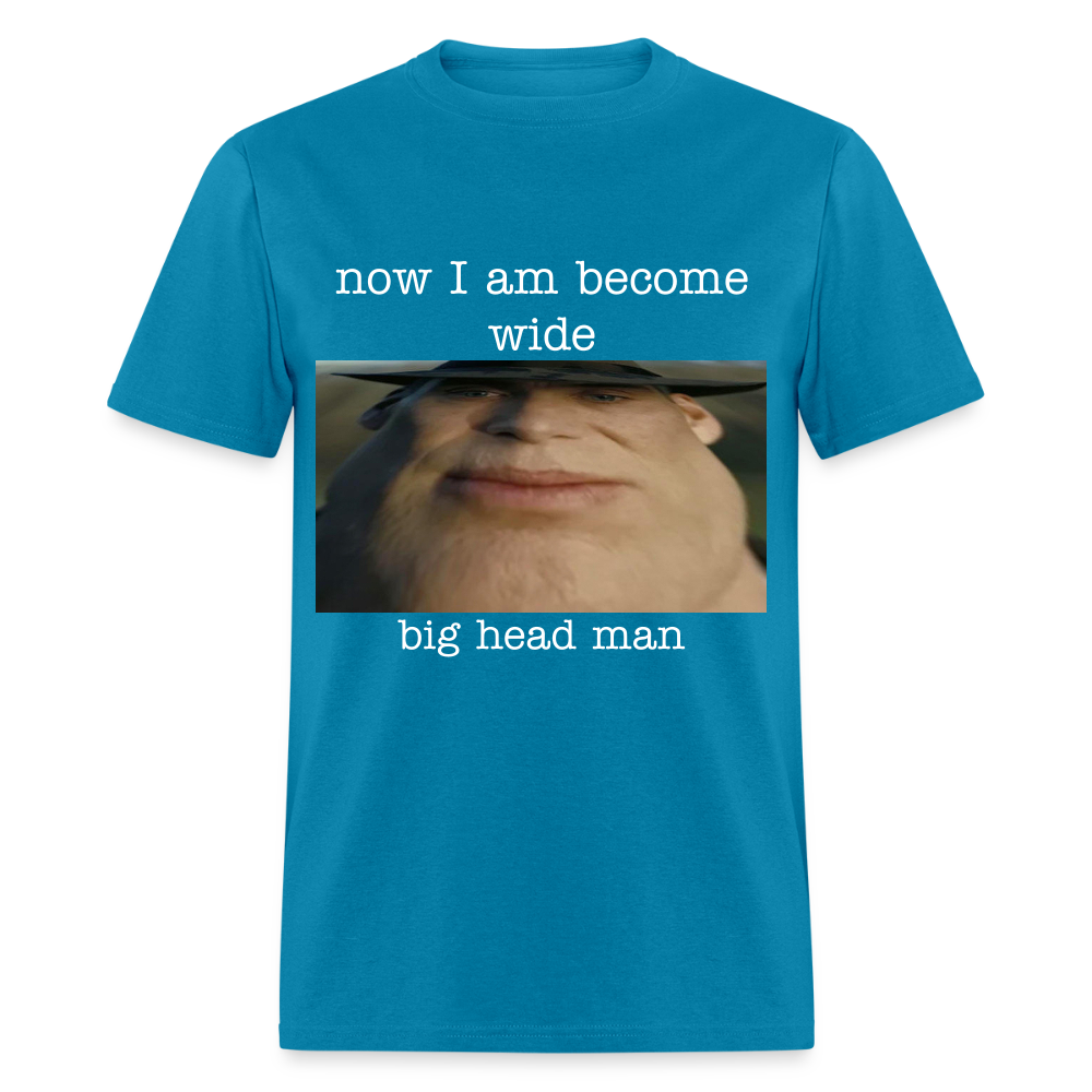 big head man - Unisex Classic T-Shirt - turquoise