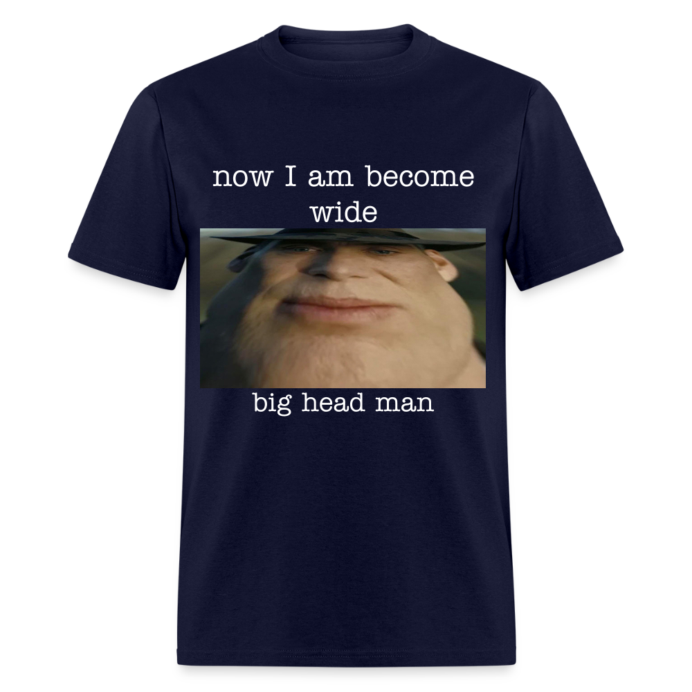 big head man - Unisex Classic T-Shirt - navy