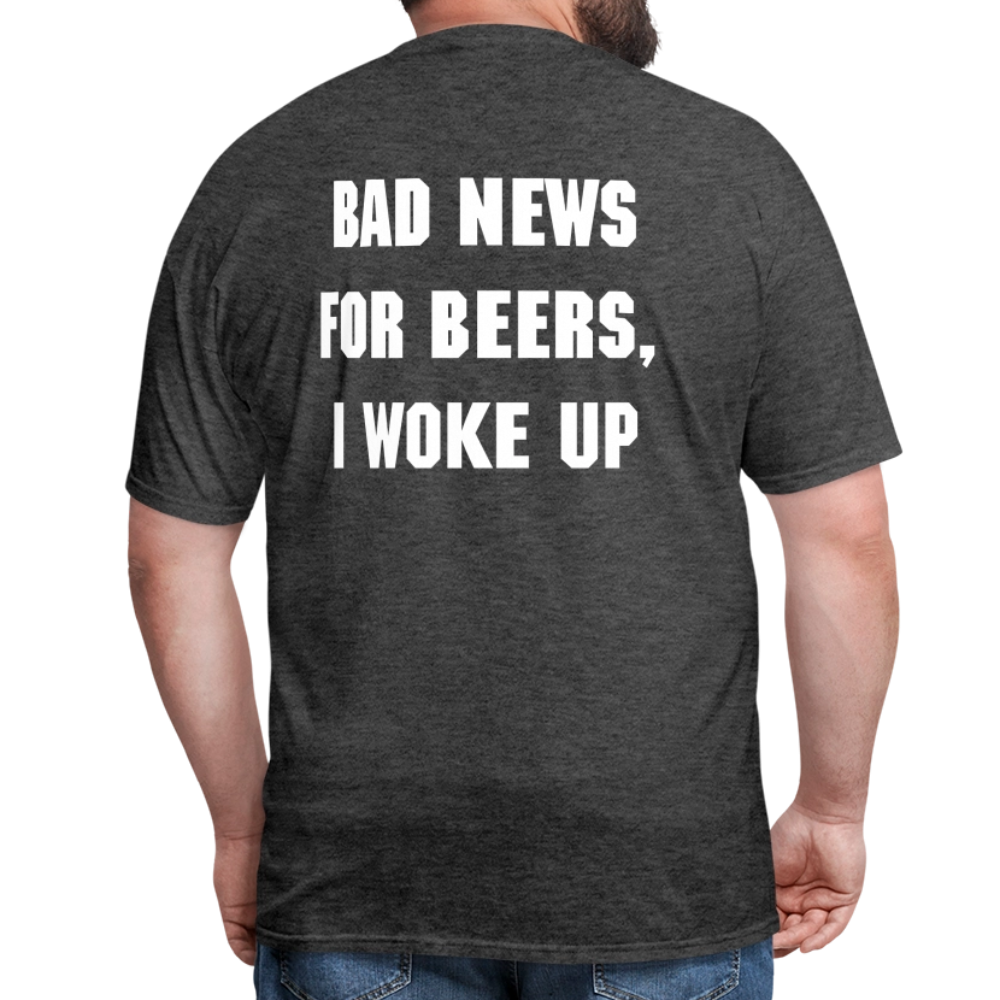 BAD NEWS FOR BEERS - Unisex Classic T-Shirt - heather black