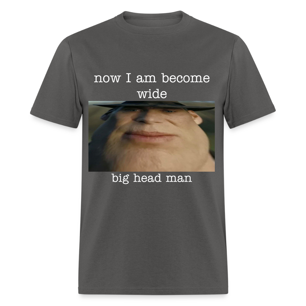 big head man - Unisex Classic T-Shirt - charcoal