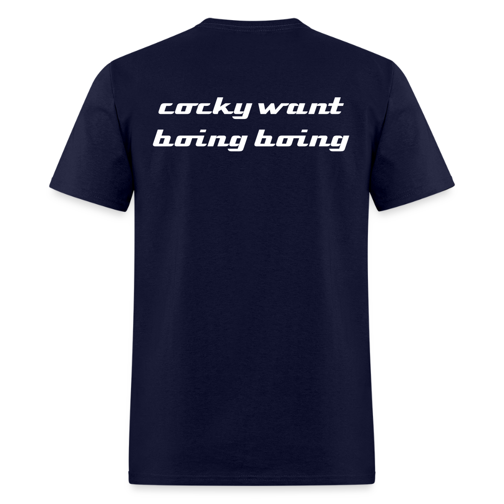 cocky want boing boing - Unisex Classic T-Shirt - navy