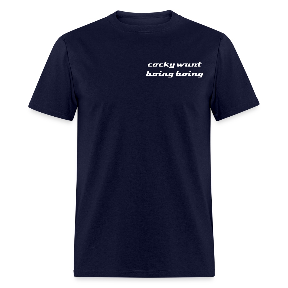 cocky want boing boing - Unisex Classic T-Shirt - navy