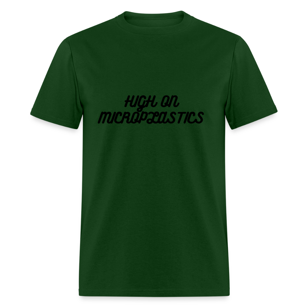 HIGH ON MICROPLASTICS - Unisex Classic T-Shirt - forest green