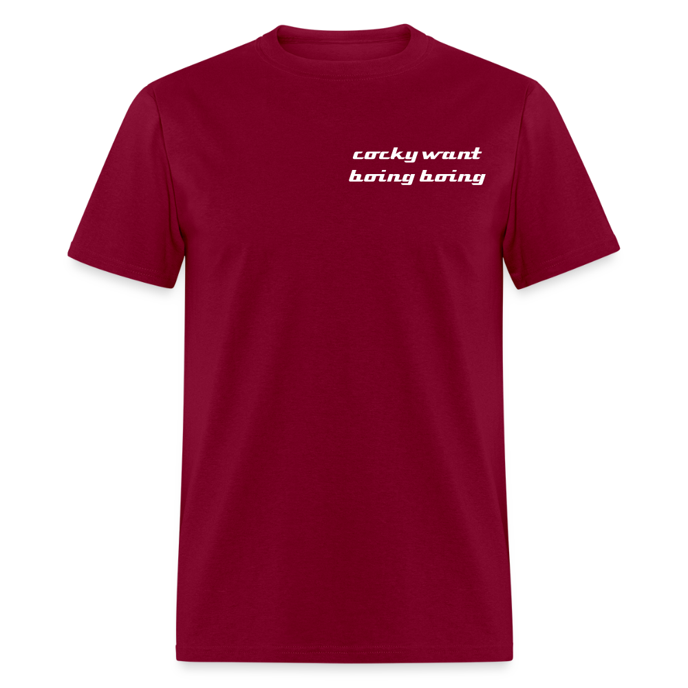 cocky want boing boing - Unisex Classic T-Shirt - burgundy
