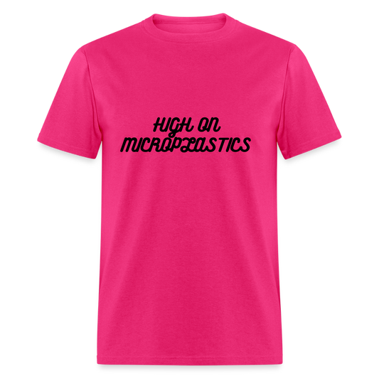 HIGH ON MICROPLASTICS - Unisex Classic T-Shirt - fuchsia